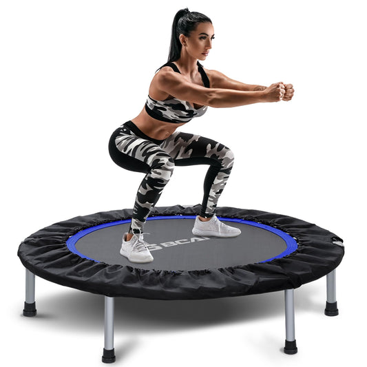 BCAN 40/48" Foldable Mini Trampoline Max Load 330lbs/440lbs